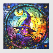 Halloween Glas in lood Steampunk Window Cling Raamsticker (Vel)