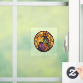 Halloween Glas in lood Steampunk Window Cling Raamsticker (Huis)