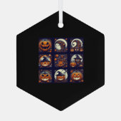 Halloween Glas Ornament (Achterkant)