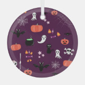 Halloween Glas Ornament (Voorkant)