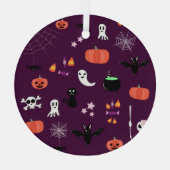 Halloween Glas Ornament (Achterkant)