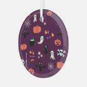 Halloween Glas Ornament (Voorkant links)
