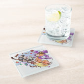 Halloween Glass Onderzetter (Schuin)