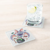 Halloween Glass Onderzetter (Schuin)