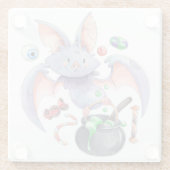 Halloween Glass Onderzetter Glazen Onderzetter (Achterkant)