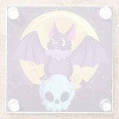 Halloween Glass Onderzetter Glazen Onderzetter (Achterkant)