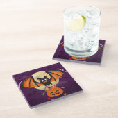 Halloween Glass Onderzetter Glazen Onderzetter (Schuin)