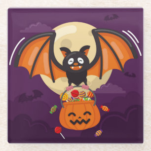 Halloween Glass Onderzetter Glazen Onderzetter