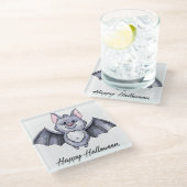 Halloween Glass Onderzetter Glazen Onderzetter (Schuin)