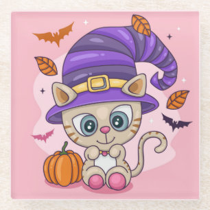 Halloween Glazen Onderzetter