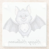 Halloween Glazen Onderzetter (Achterkant)