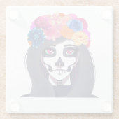 Halloween  glazen onderzetter (Achterkant)