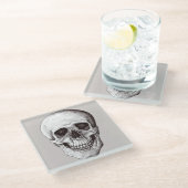 Halloween Glazen Onderzetter (Schuin)