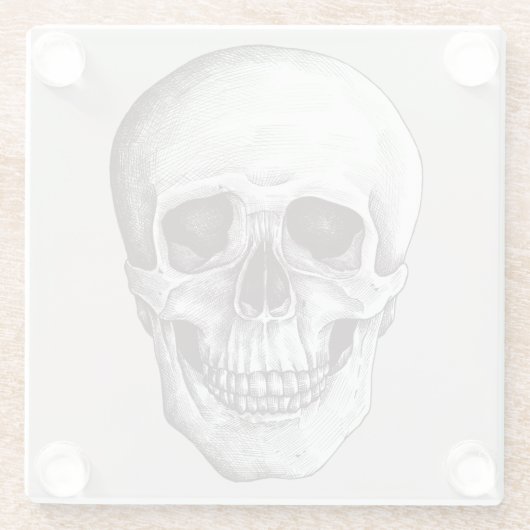 Halloween Glazen Onderzetter (Achterkant)