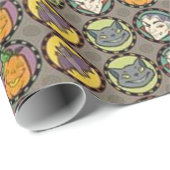 Halloween glimlach cadeaupapier (Rol Hoek)