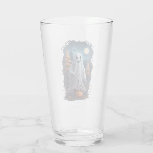 Halloween - Glimlach Glas (Achterkant)