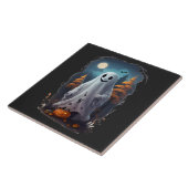 Halloween - Glimlach Tegeltje (Zijkant)