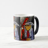 HALLOWEEN GLOEIENDE RODE HEKS MAGISCHE MOK (Voorkant rechts)