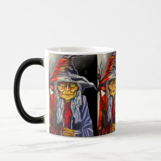 HALLOWEEN GLOEIENDE RODE HEKS MAGISCHE MOK (Links)