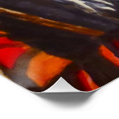 HALLOWEEN GLOEIENDE RODE HEKS PERFECT POSTER (Hoek)