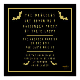 Halloween Glossy Poster ontworpen door Poet Adiela