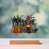 Halloween Gnome Acryl Bord (Neutraal)