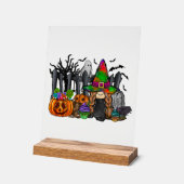 Halloween Gnome Acryl Bord (Hoek)