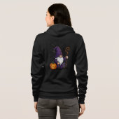 Halloween Gnome Adult Full-Zip Hoodie (Achterkant volledig)