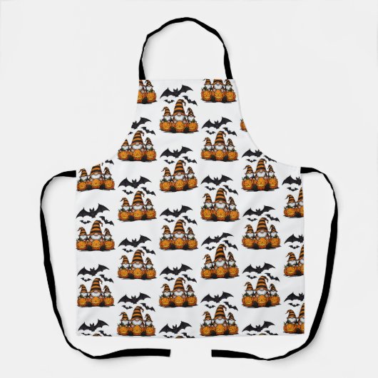 Halloween Gnome Apron Schort (Voorkant)