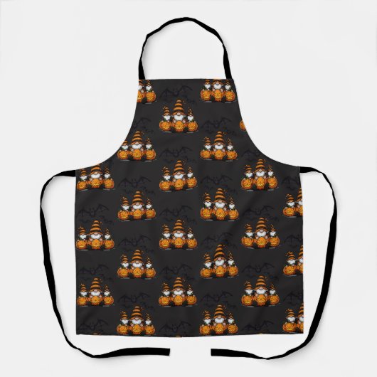 Halloween Gnome Apron Schort (Voorkant)