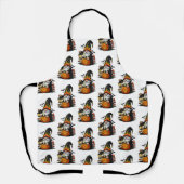 Halloween Gnome Apron Schort (Voorkant)