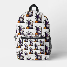 Halloween Gnome Backpack Bedrukte Rugzak