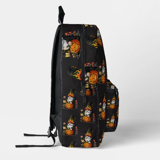 Halloween Gnome Backpack Bedrukte Rugzak (Links)