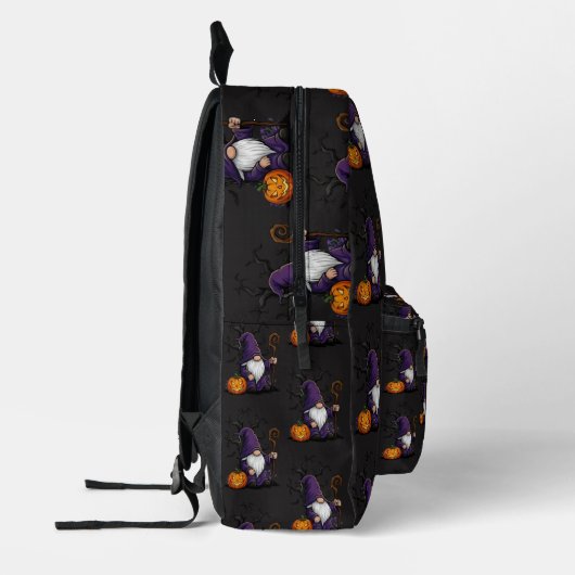 Halloween Gnome Backpack Bedrukte Rugzak (Links)