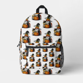 Halloween Gnome Backpack Bedrukte Rugzak