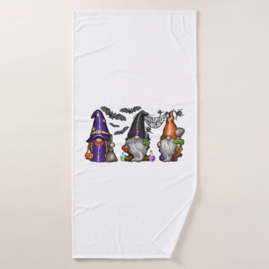 Halloween Gnome Badhanddoek (Badhanddoek)