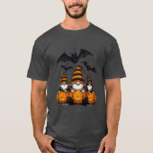Halloween Gnome Basic Dark T-Shirt (Voorkant)
