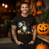 Halloween Gnome & Black Raven T-shirt