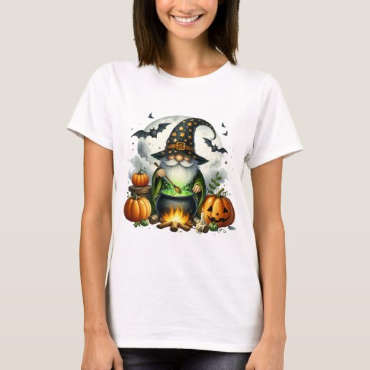 Halloween Gnome Brewing T-shirt (Voorkant)