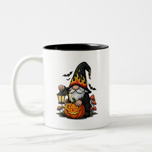 Halloween Gnome Coffee Mug Tweekleurige Koffiemok (Links)