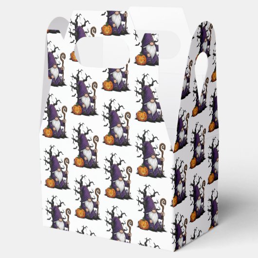 Halloween Gnome Favor Box Bedankdoosjes (Geopend)