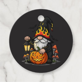 Halloween Gnome Favor Tags Bedankjes Labels