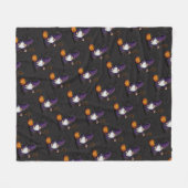 Halloween Gnome Fleece Blanket (Voorkant (Horizontaal))