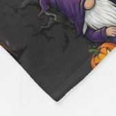 Halloween Gnome Fleece Blanket (Hoek)