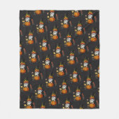 Halloween Gnome Fleece Blanket (Voorkant)