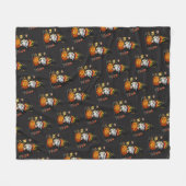 Halloween Gnome Fleece Blanket (Voorkant (Horizontaal))