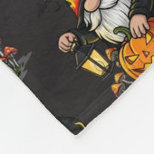 Halloween Gnome Fleece Blanket (Hoek)