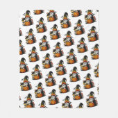 Halloween Gnome Fleece Blanket (Voorkant)