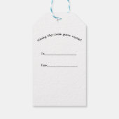 Halloween Gnome Gift Tag Cadeaulabel (Achterkant)