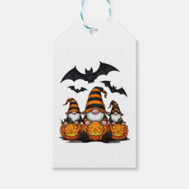 Halloween Gnome Gift Tag Cadeaulabel